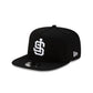 San Francisco Giants Upside Down Logo Black 9FIFTY A-Frame Snapback Hat