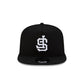 San Francisco Giants Upside Down Logo Black 9FIFTY A-Frame Snapback Hat