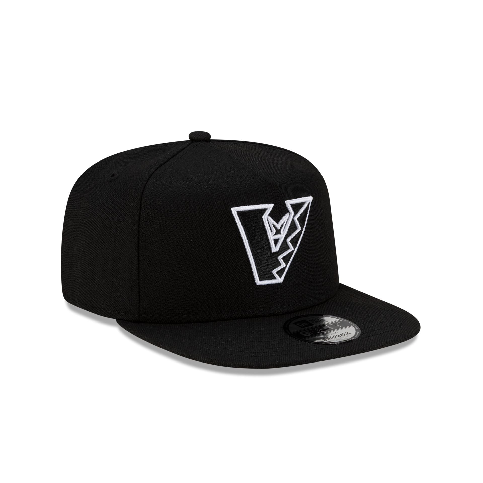Arizona Diamondbacks Upside Down Logo Black 9FIFTY A-Frame Snapback Hat