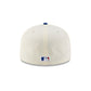 Chicago Cubs Upside Down Logo Chrome 59FIFTY Fitted Hat