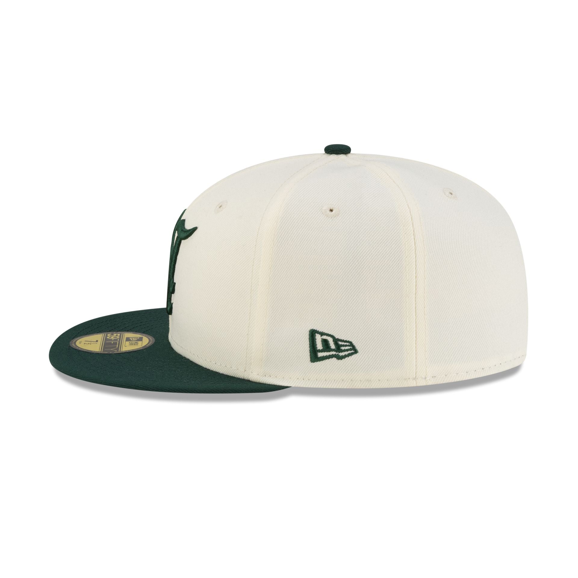 Athletics Upside Down Logo Chrome 59FIFTY Fitted Hat