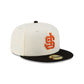San Francisco Giants Upside Down Logo Chrome 59FIFTY Fitted Hat