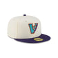 Arizona Diamondbacks Upside Down Logo Chrome 59FIFTY Fitted Hat