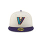 Arizona Diamondbacks Upside Down Logo Chrome 59FIFTY Fitted Hat