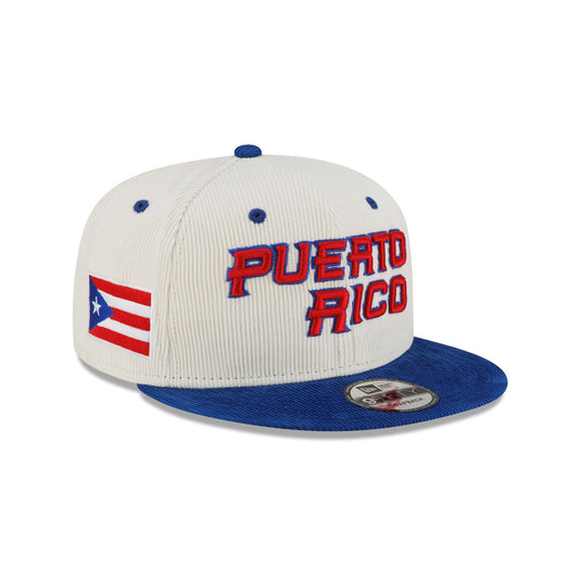 Puerto Rico 2025 World Baseball Classic Corduroy 9FIFTY Snapback Hat - New Era Cap
