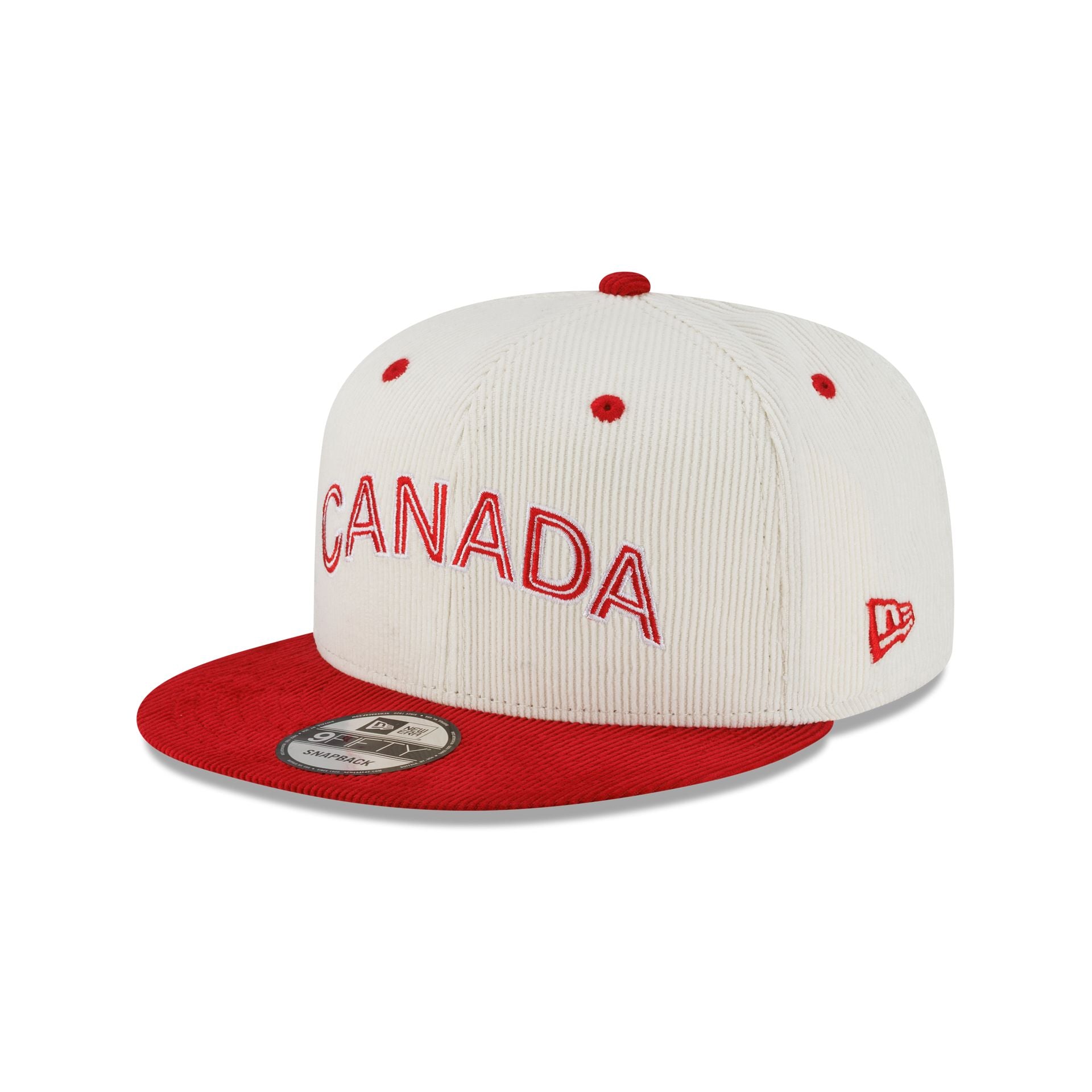 Canada 2025 World Baseball Classic Corduroy 9FIFTY Snapback Hat