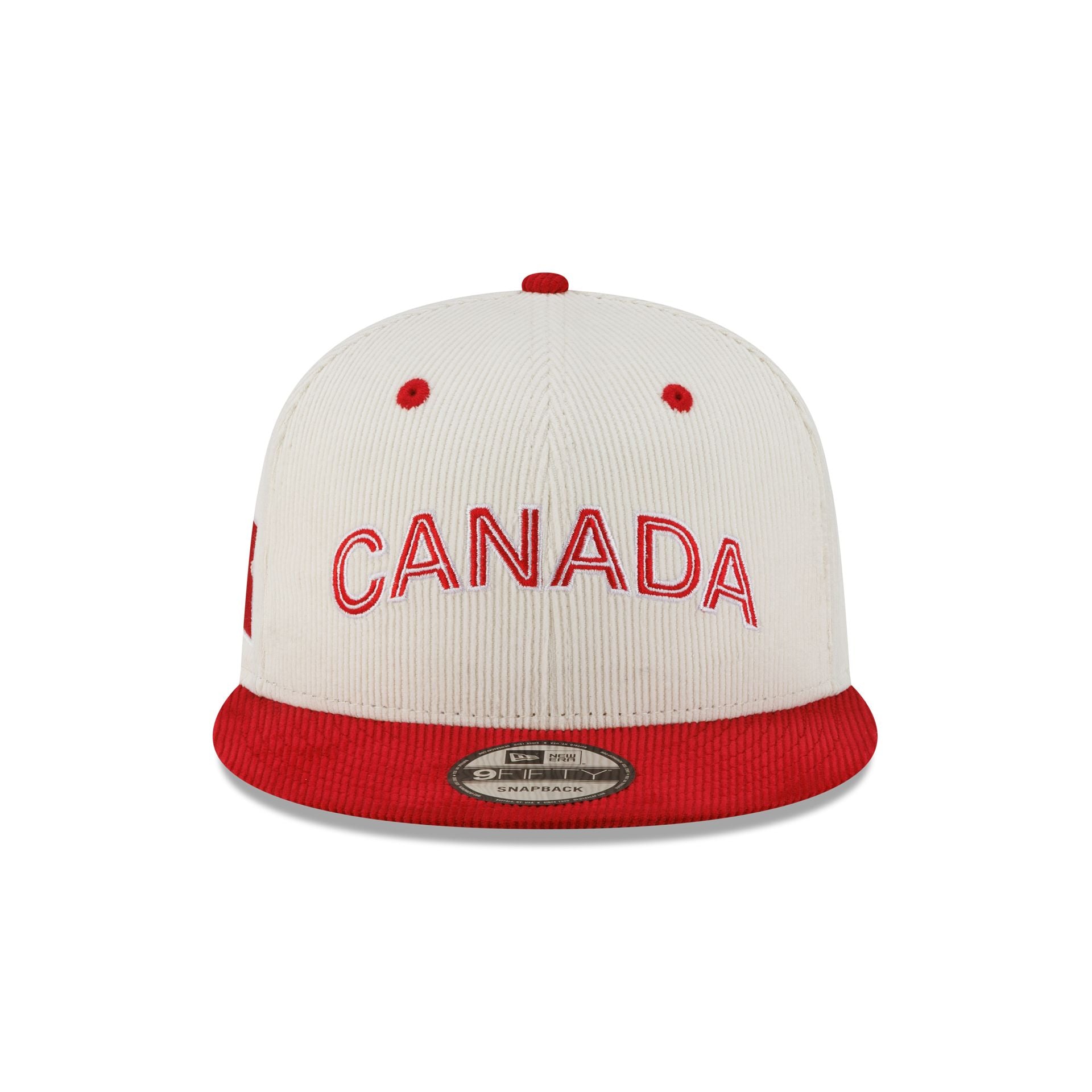 Canada 2025 World Baseball Classic Corduroy 9FIFTY Snapback Hat