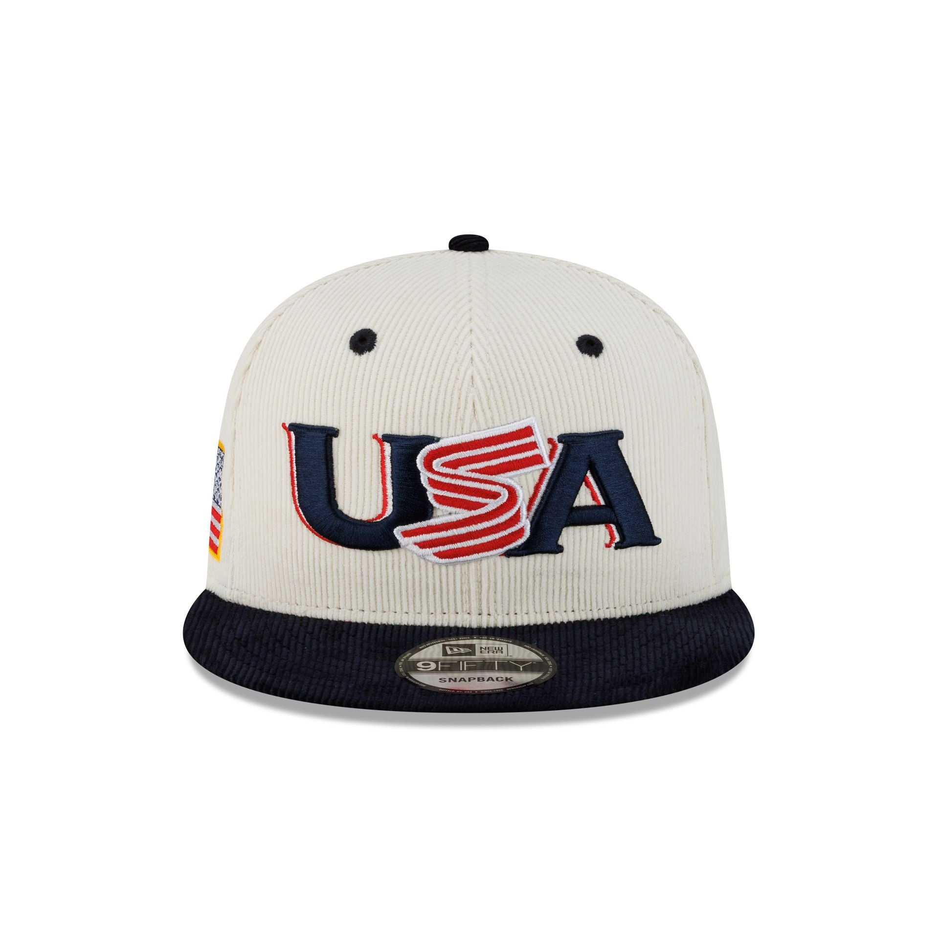 USA 2026 World Baseball Classic Corduroy 9FIFTY Snapback Hat – New