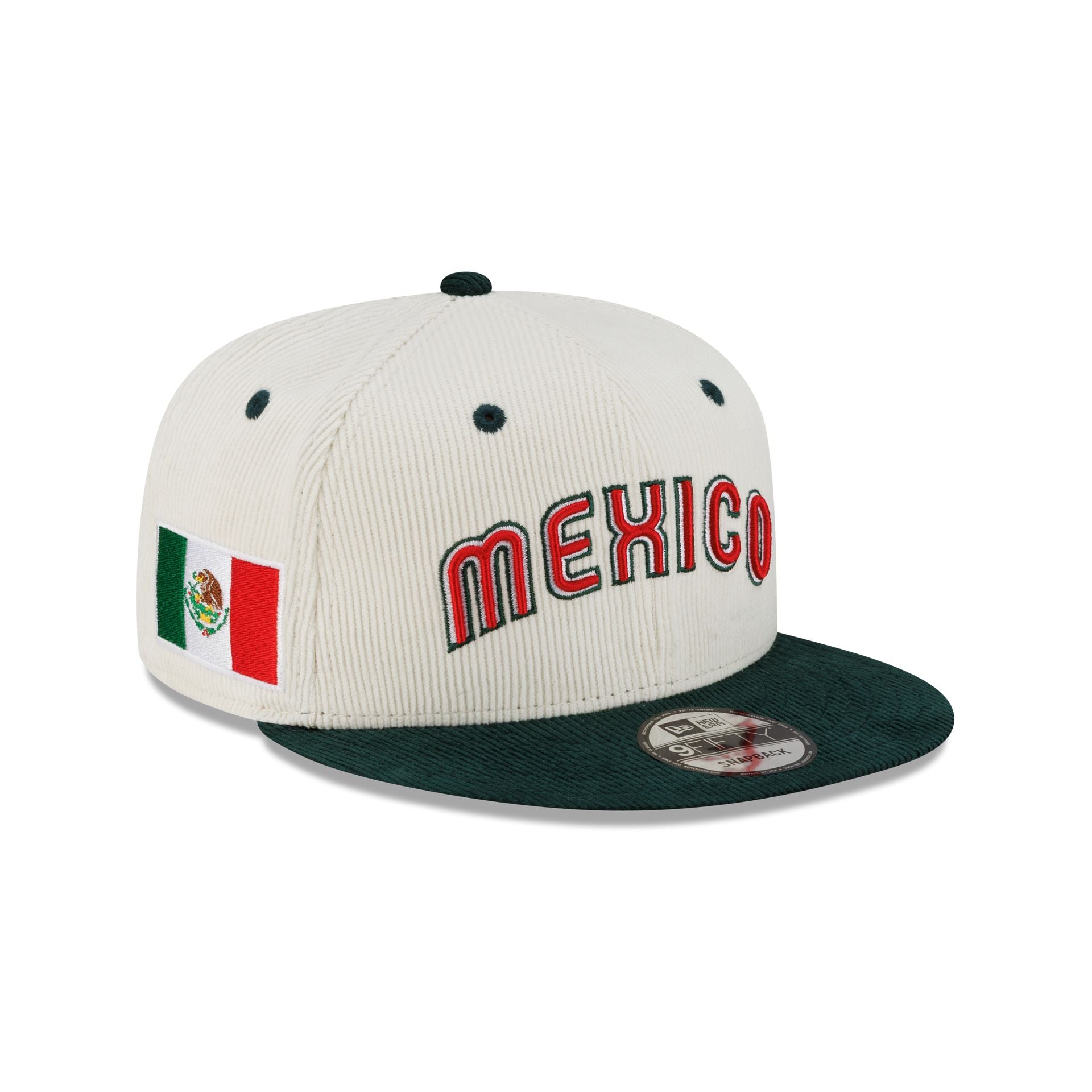 Mexico Baseball 2025 World Baseball Classic Corduroy 9FIFTY Snapback Hat