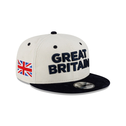 Great Britain 2025 World Baseball Classic Corduroy 9FIFTY Snapback Hat - New Era Cap