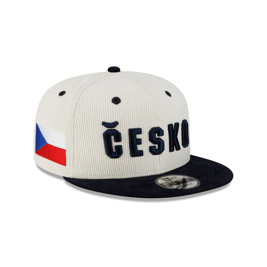 Czech Republic 2025 World Baseball Classic Corduroy 9FIFTY Snapback Hat - New Era Cap