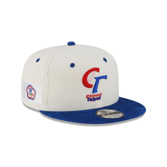 Chinese Taipei 2025 World Baseball Classic Corduroy 9FIFTY Snapback Hat - New Era Cap