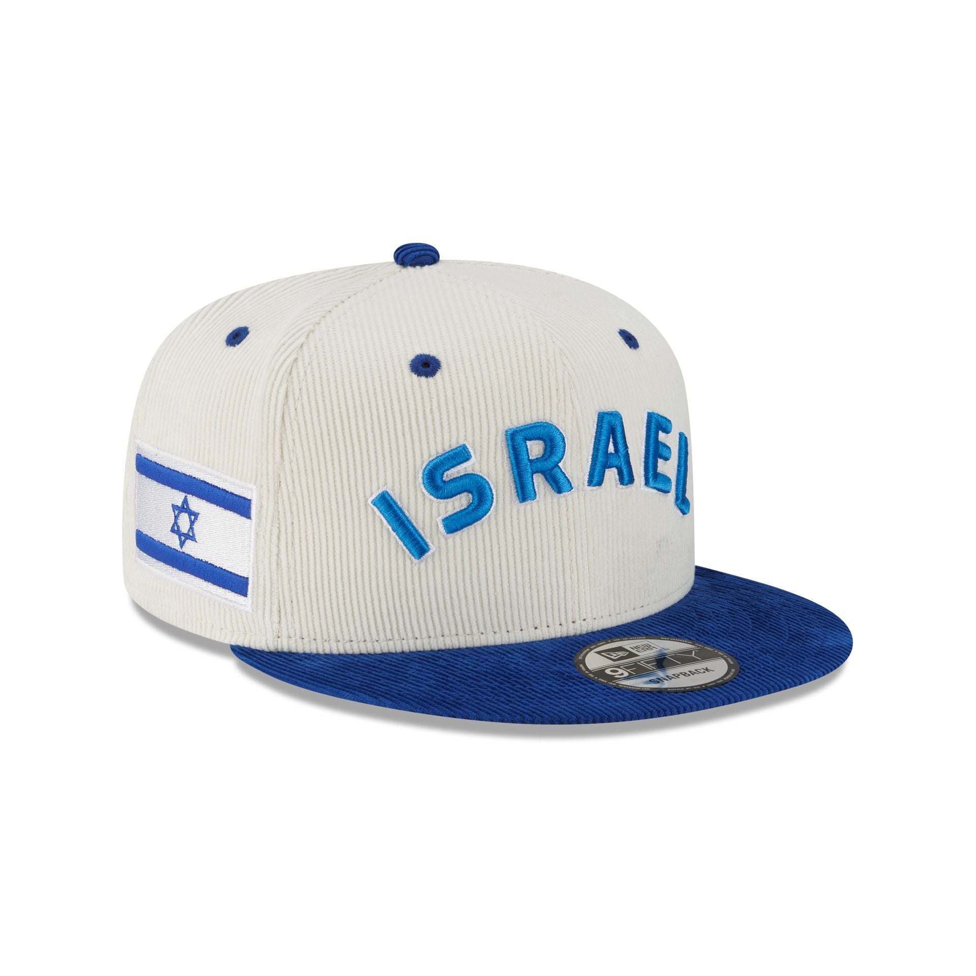 Israel 2025 World Baseball Classic Corduroy 9FIFTY Snapback Hat