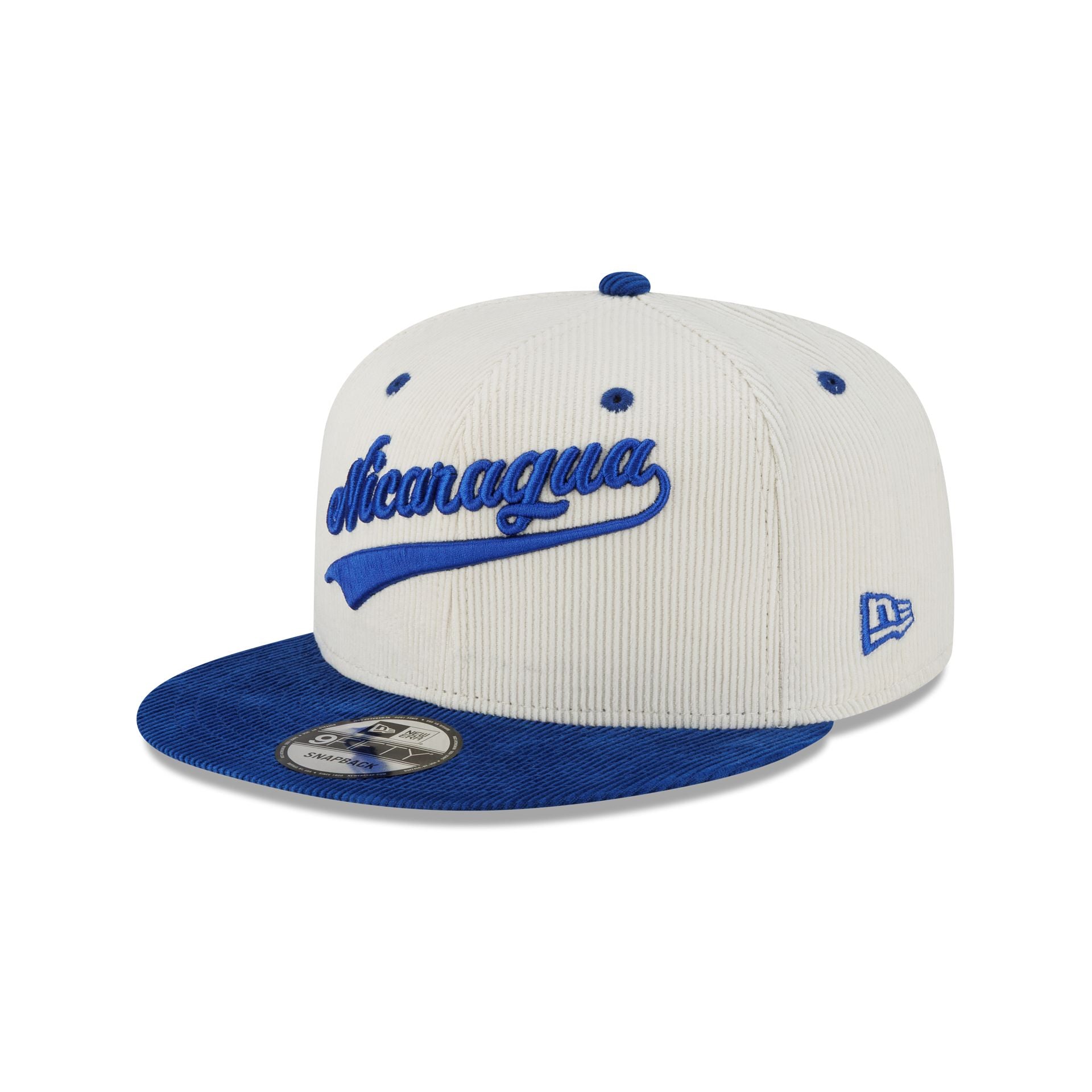 Nicaragua 2025 World Baseball Classic Corduroy 9FIFTY Snapback Hat