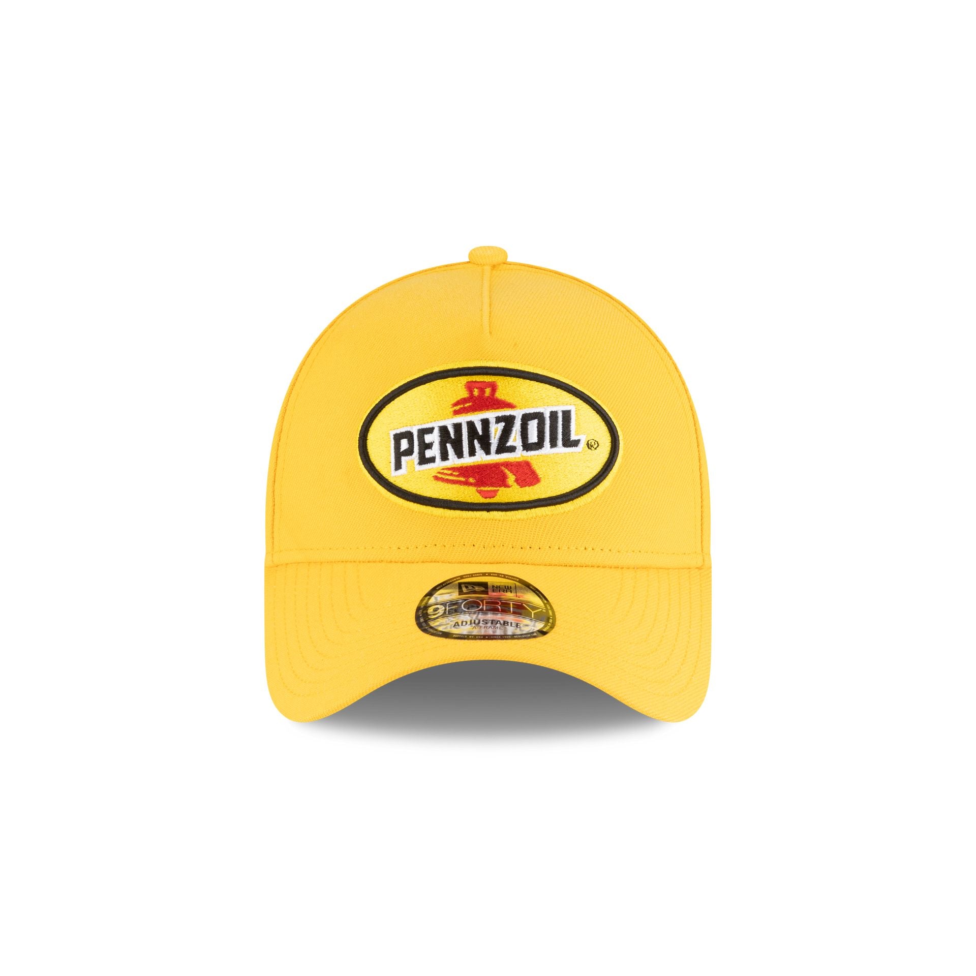 Team Penske Joey Logano Pennzoil Partner Yellow 9FORTY A-Frame Snapback Hat