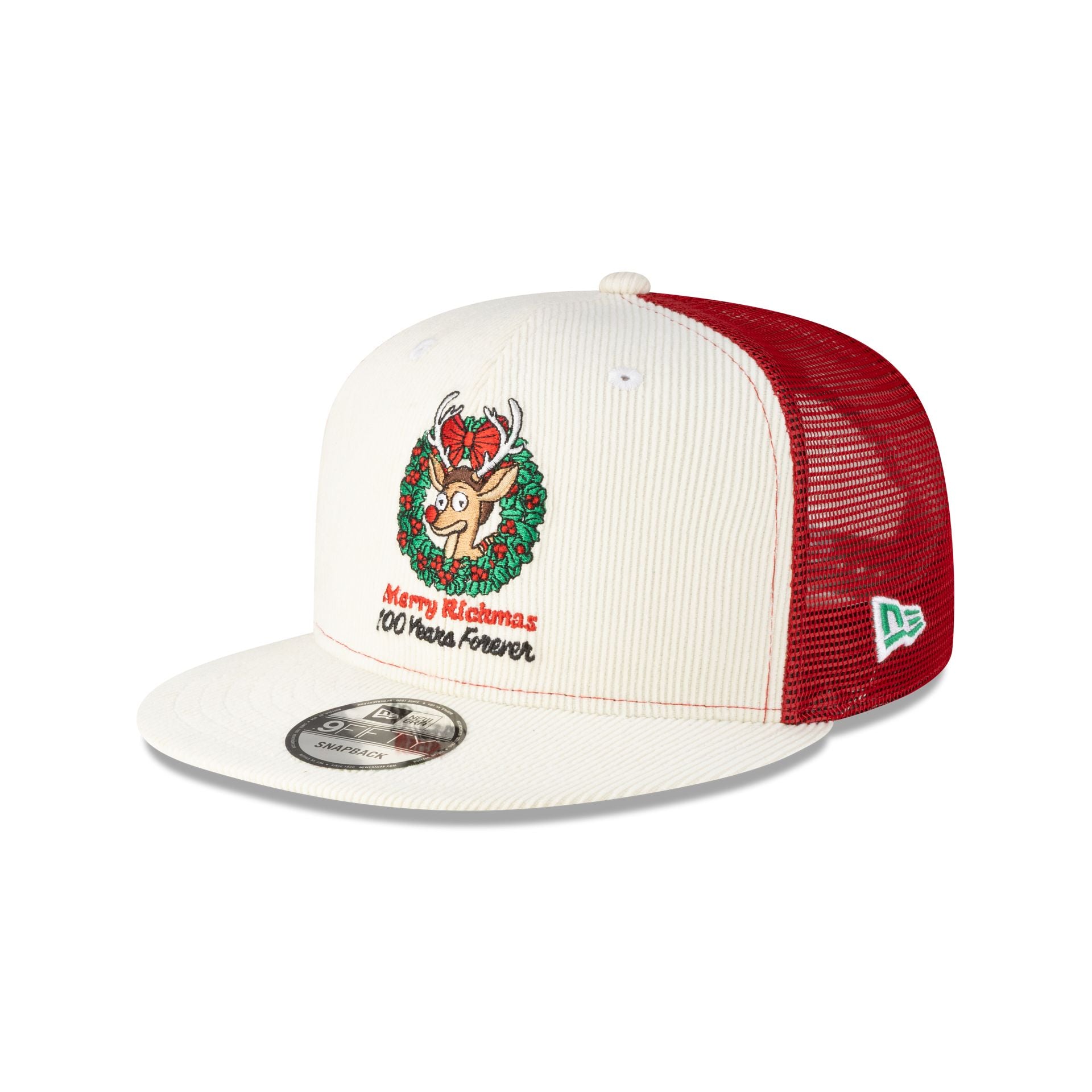 Rick and Morty Merry Rickmas Chrome Corduroy 9FIFTY Trucker Hat – New ...