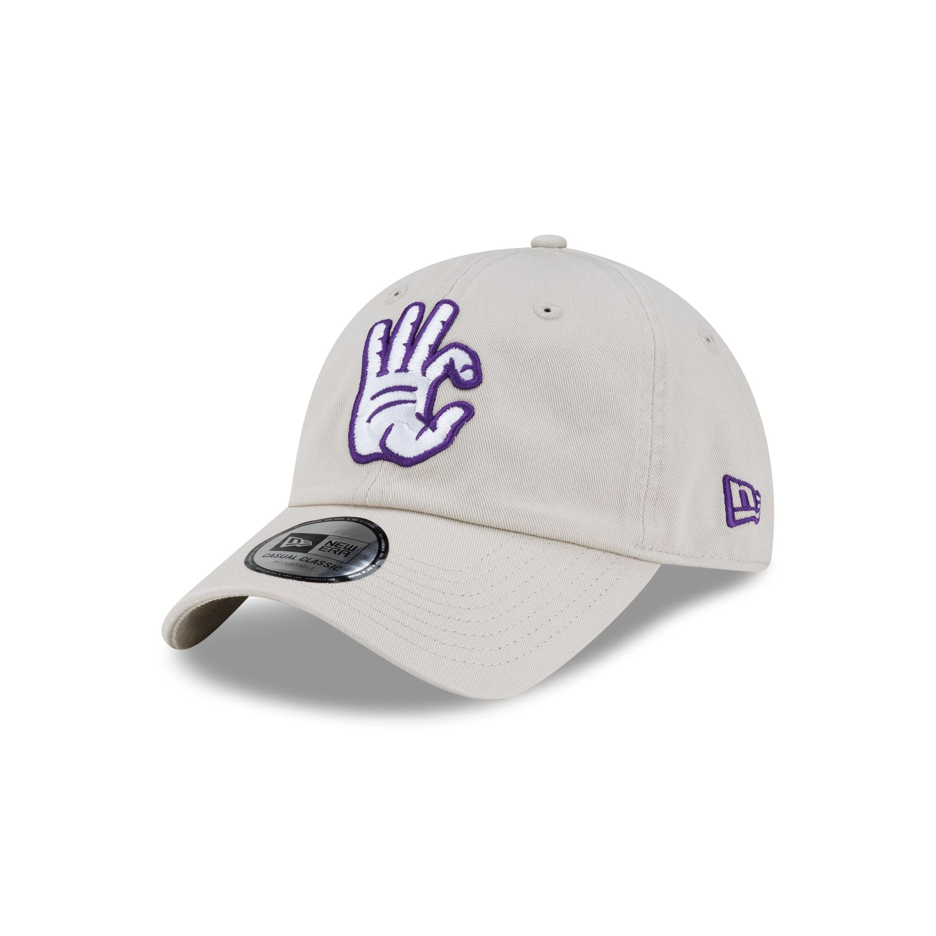 Kansas State Wildcats Hand Signs Stone Casual Classic Adjustable Hat