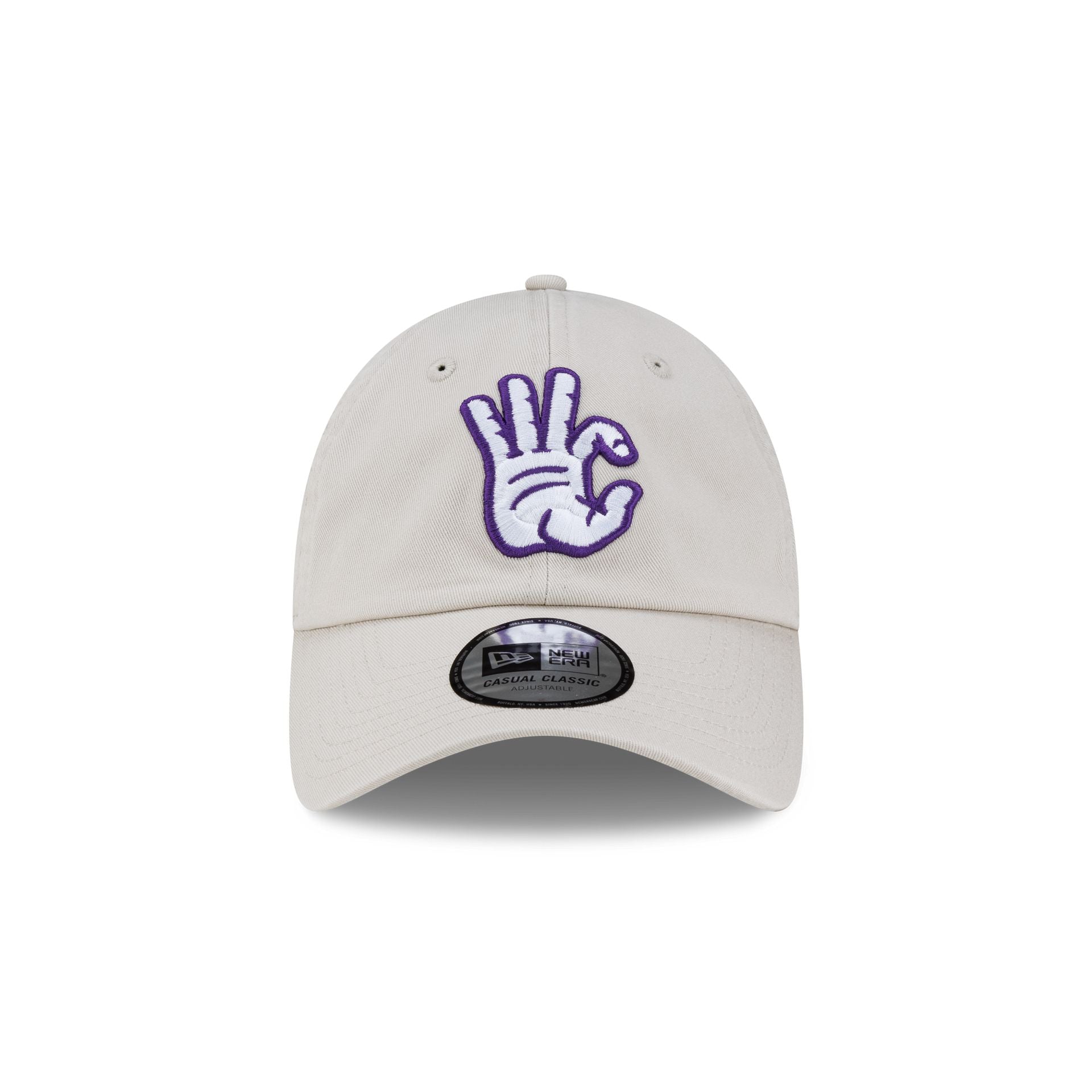 Kansas State Wildcats Hand Signs Stone Casual Classic Adjustable Hat