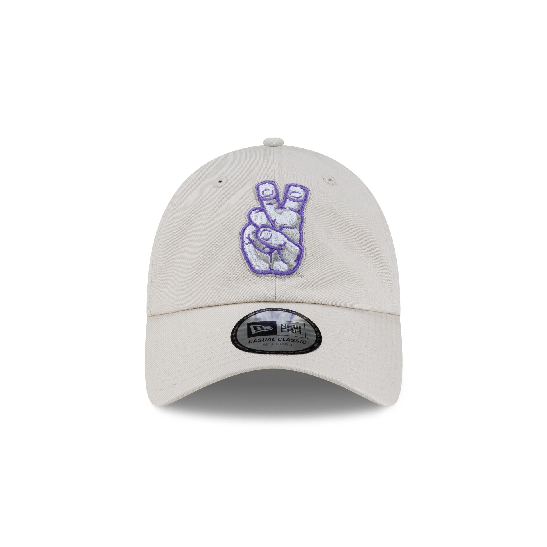 TCU Horned Frogs Hand Signs Stone Casual Classic Adjustable Hat