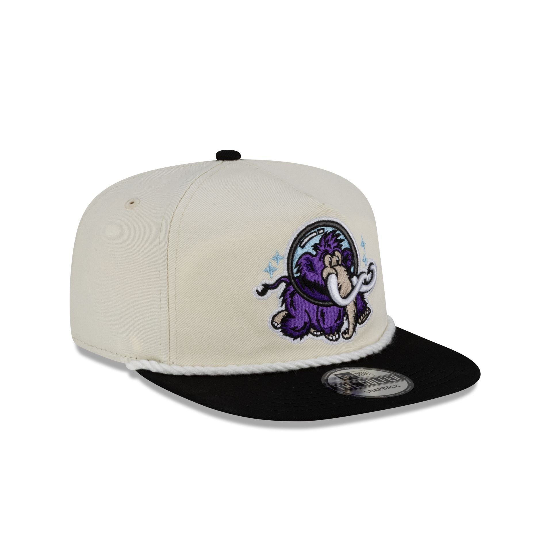 Erie Moon Mammoths Chrome White Golfer Adjustable Hat