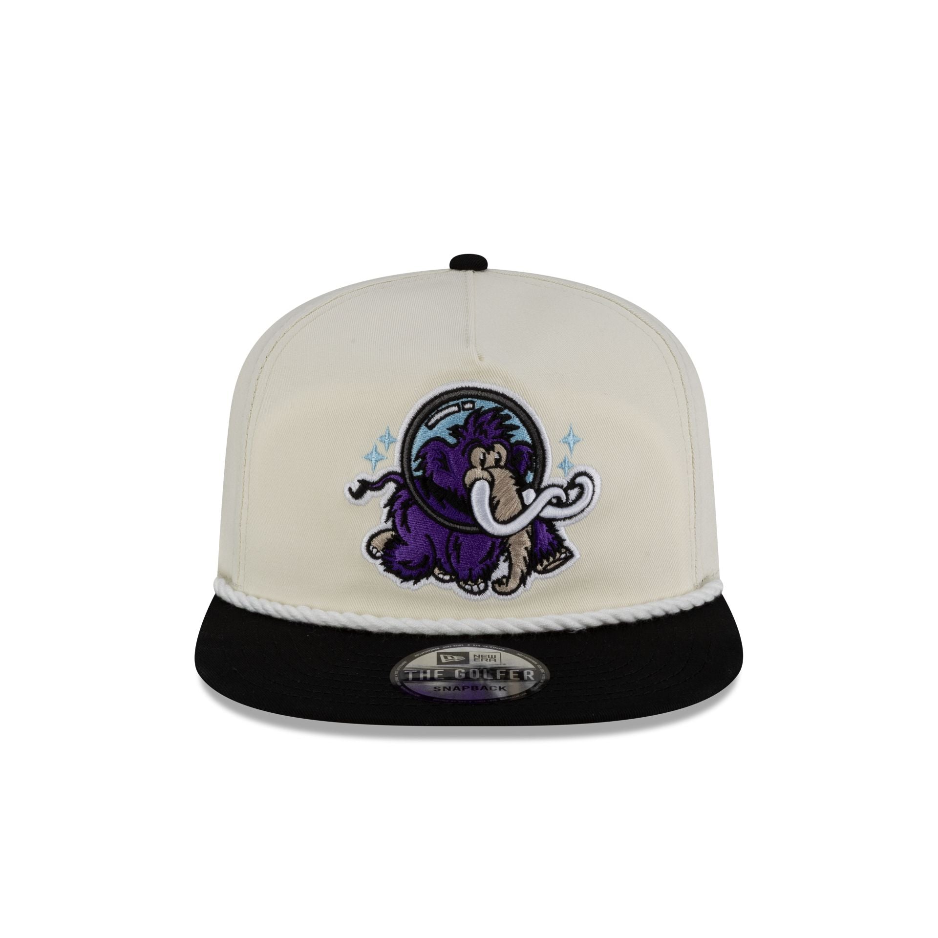 Erie Moon Mammoths Chrome White Golfer Adjustable Hat