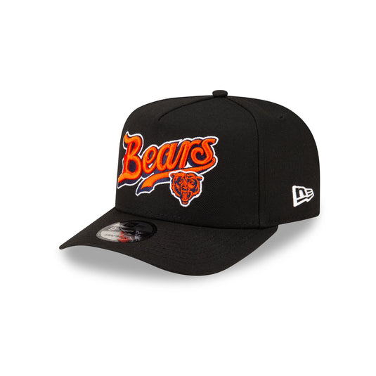 Born x Raised x Chicago Bears Script Black 9FIFTY A-Frame Snapback Hat - New Era Cap