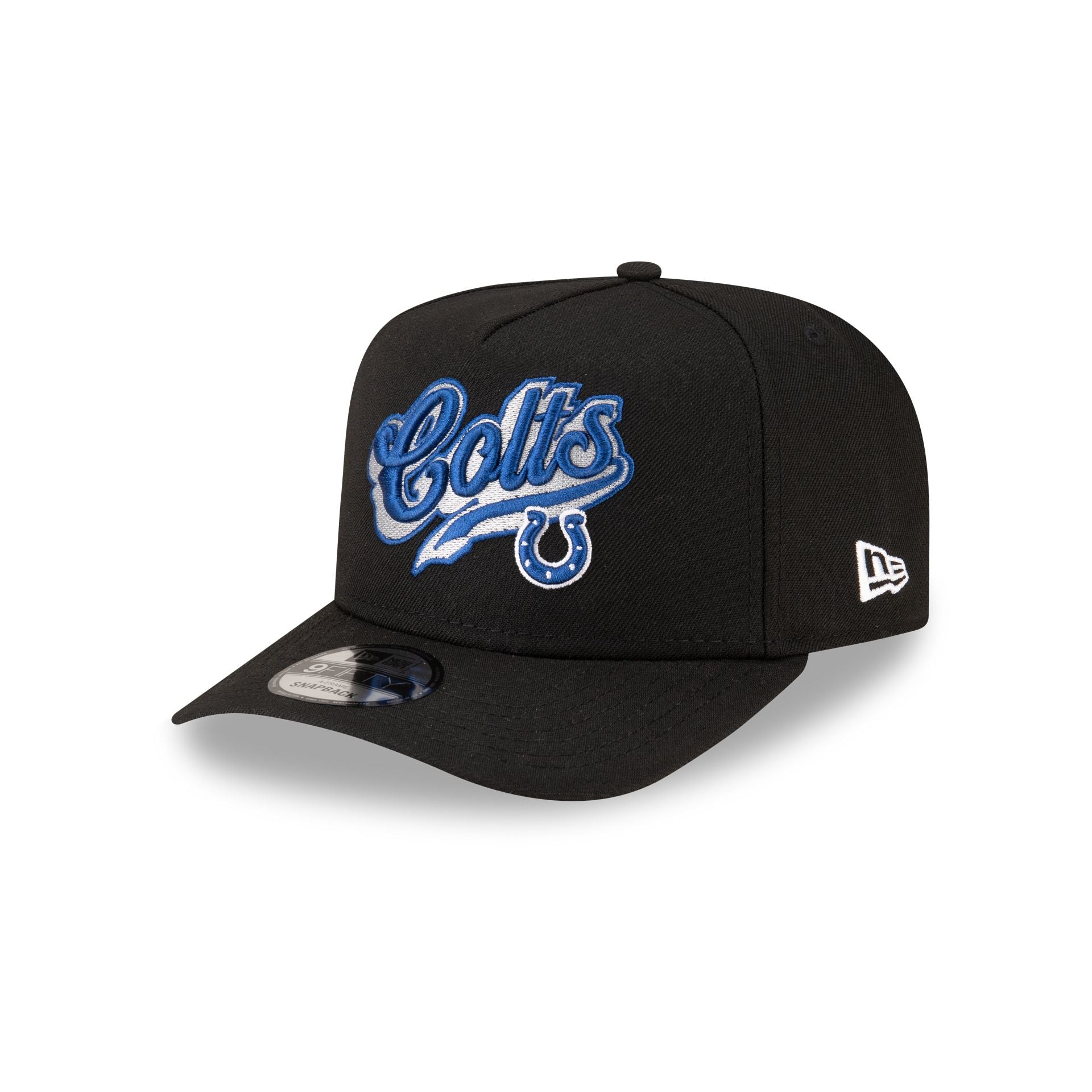 Born x Raised x Indianapolis Colts Script Black 9FIFTY A-Frame Snapbac ...