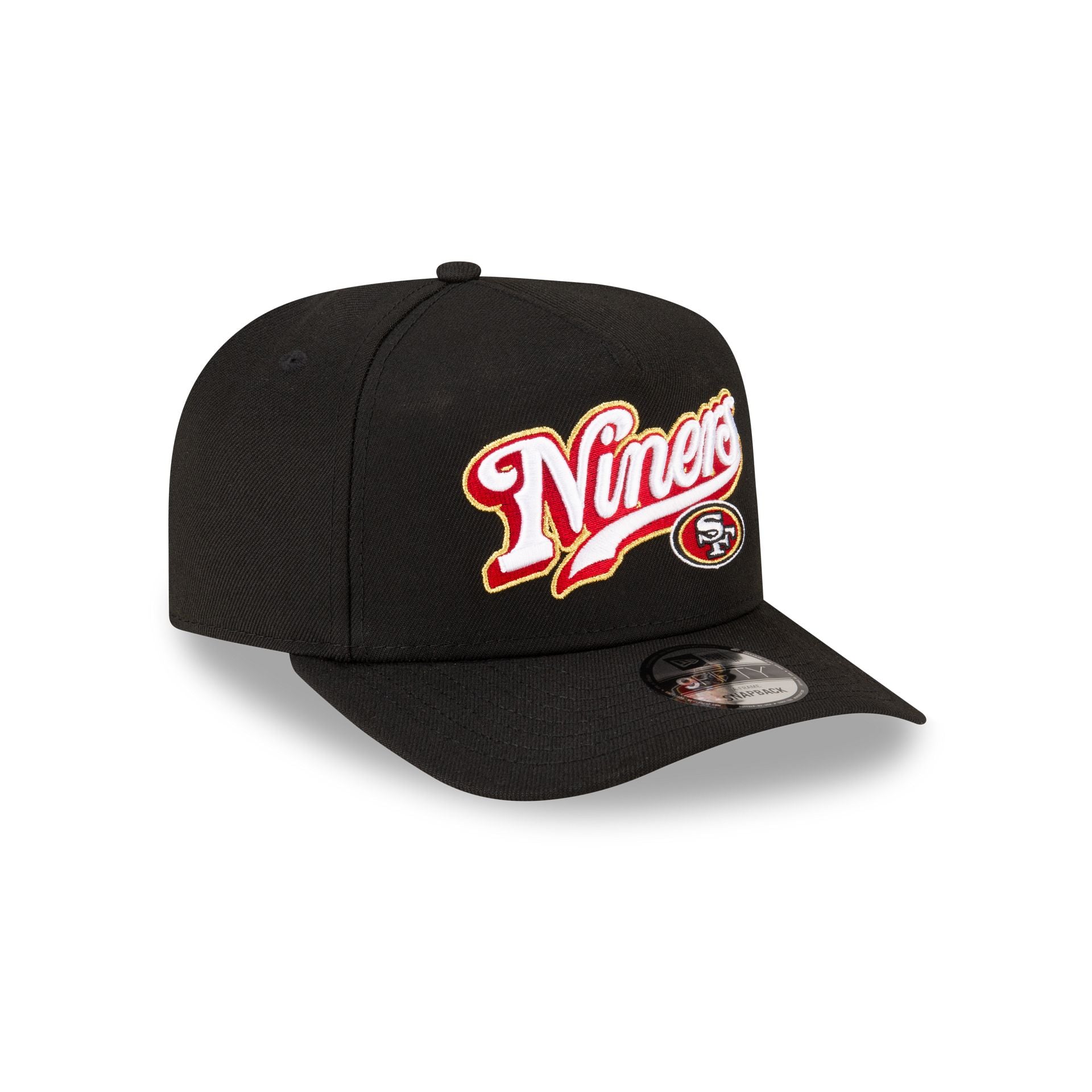 Born x Raised x San Francisco 49ers Script Black 9FIFTY A-Frame