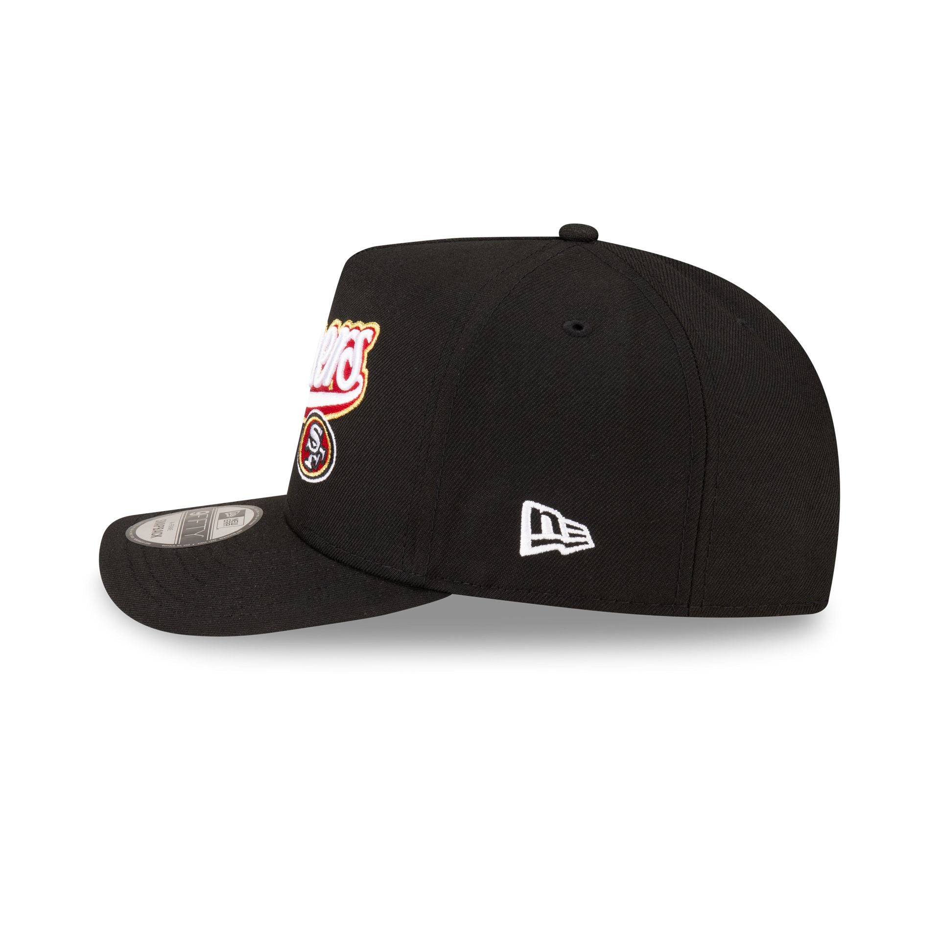 Born x Raised x San Francisco 49ers Script Black 9FIFTY A-Frame