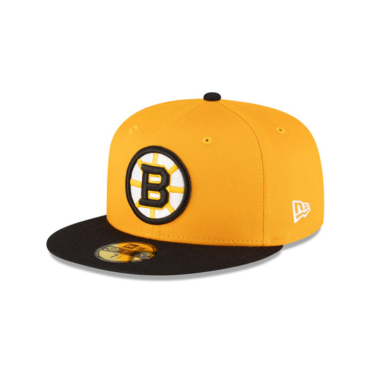 Boston Bruins Gold 59FIFTY Fitted Hat - New Era Cap