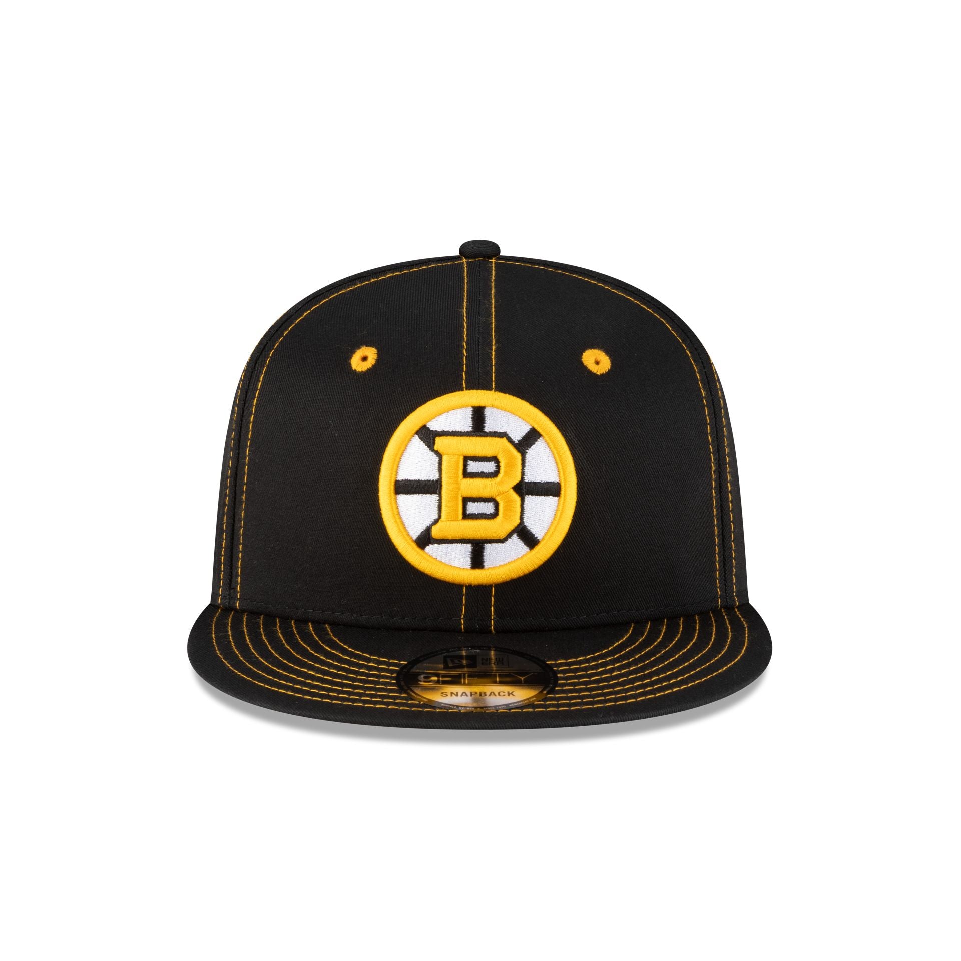 Boston Bruins Gold Stitched 9FIFTY Snapback Hat