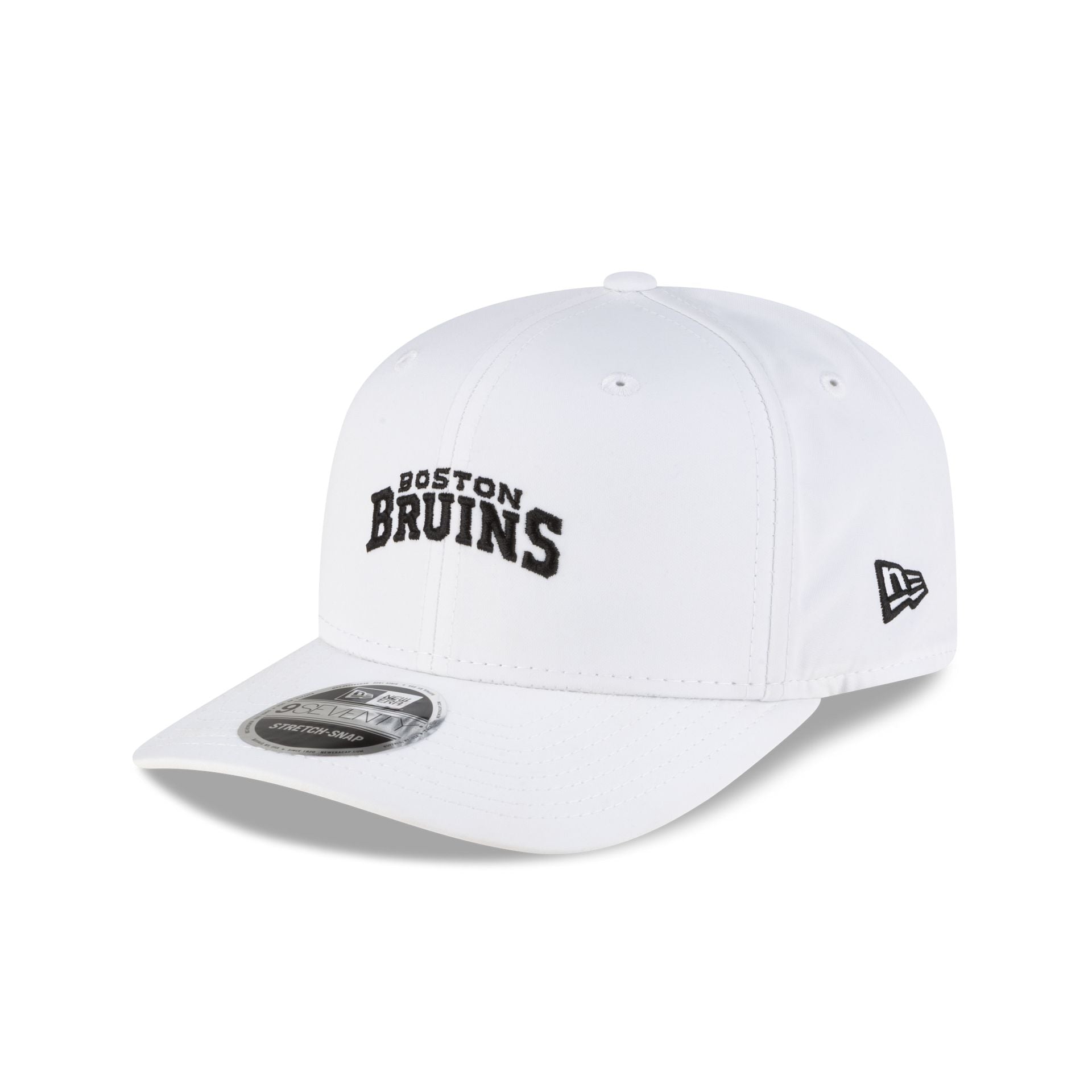 Boston Bruins White 9SEVENTY Stretch-Snap Hat