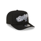Born x Raised x Dallas Cowboys Script Black 9FIFTY A-Frame Snapback Hat