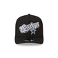 Born x Raised x Dallas Cowboys Script Black 9FIFTY A-Frame Snapback Hat