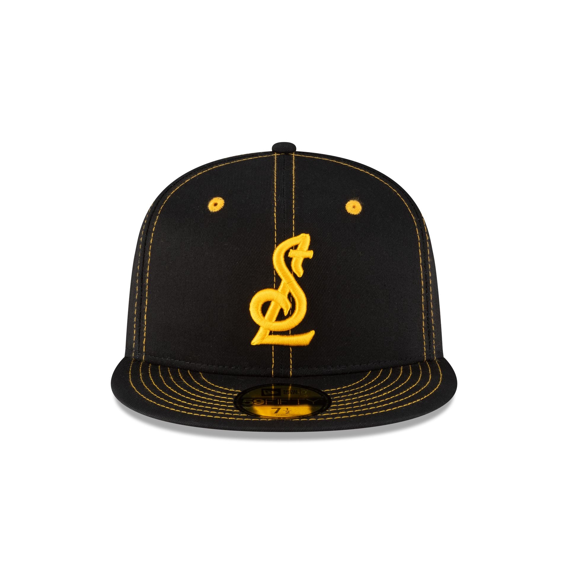 St. Louis Blues Gold Stitched 59FIFTY Fitted Hat
