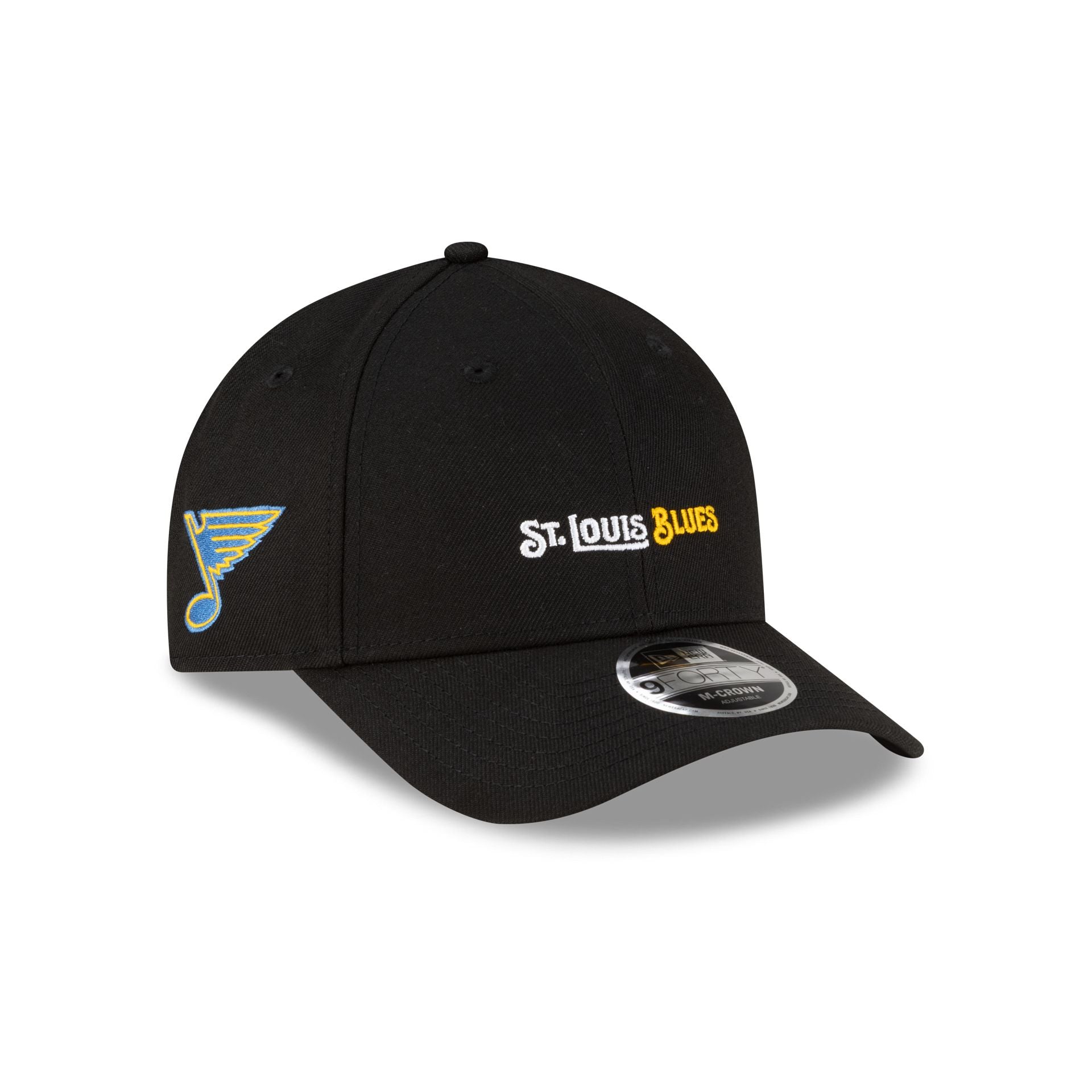 St. Louis Blues Black 9FORTY M-Crown Snapback Hat