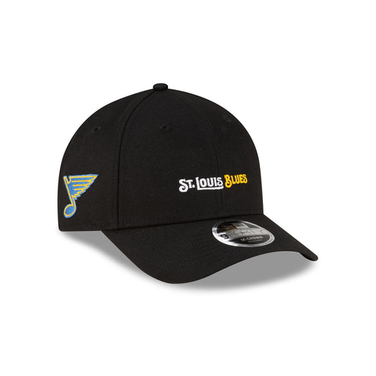 St. Louis Blues Black 9FORTY M-Crown Snapback Hat - New Era Cap