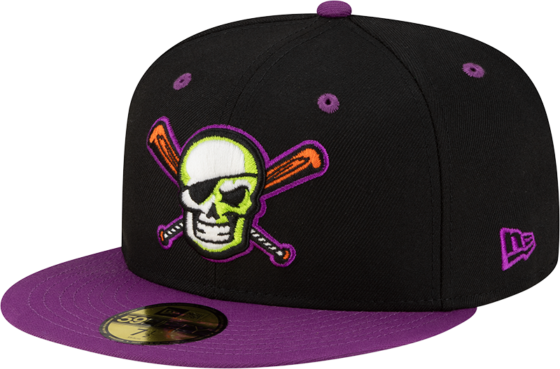 Bradenton Marauders Halloween Purple 59FIFTY Fitted Hat