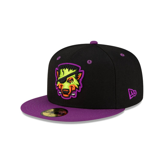 Erie SeaWolves Halloween Purple 59FIFTY Fitted Hat - New Era Cap