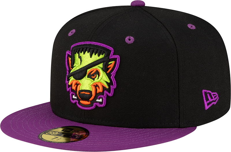 Erie SeaWolves Halloween Purple 59FIFTY Fitted Hat