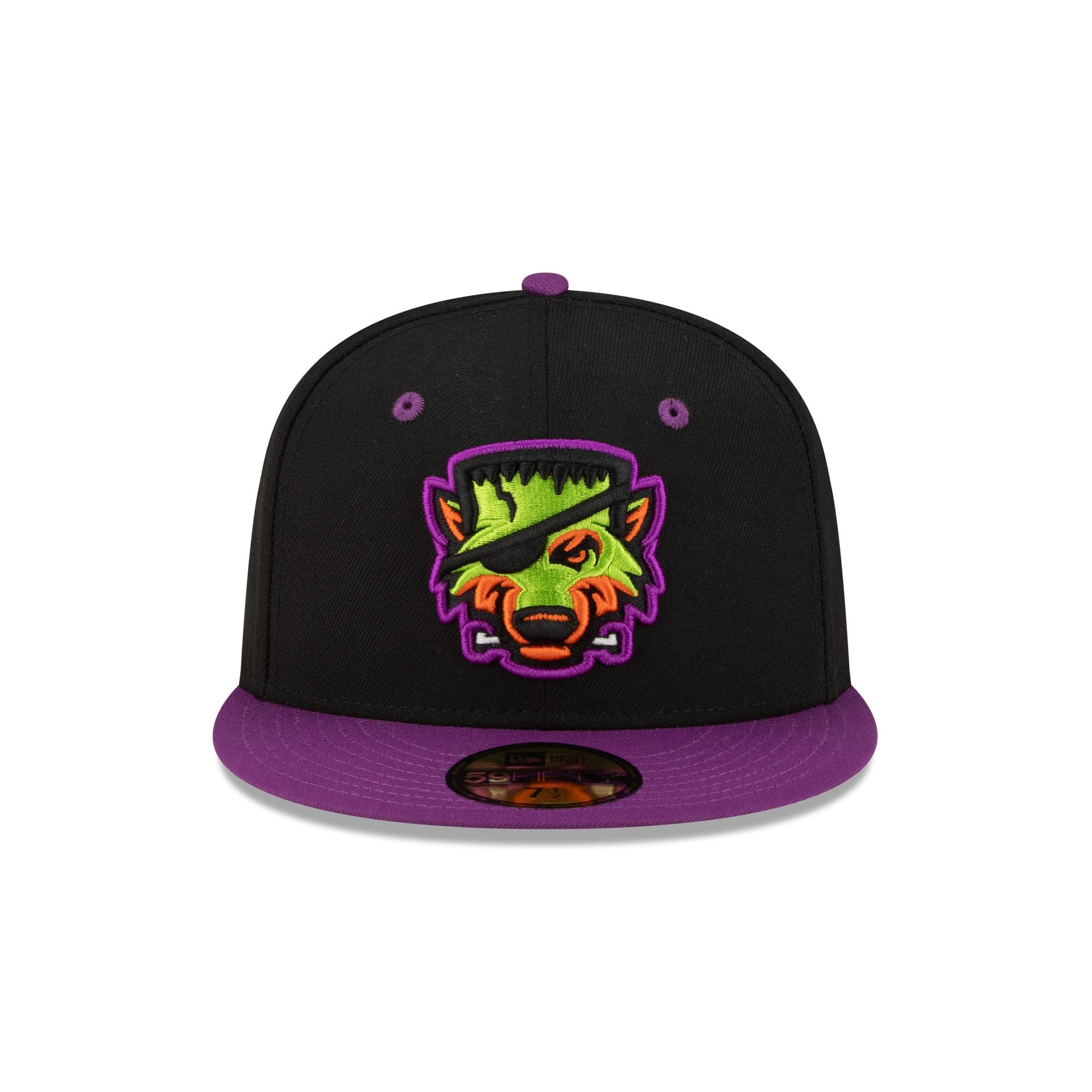 Erie SeaWolves Halloween Purple 59FIFTY Fitted Hat