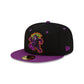 Eugene Emeralds Halloween Purple 59FIFTY Fitted Hat