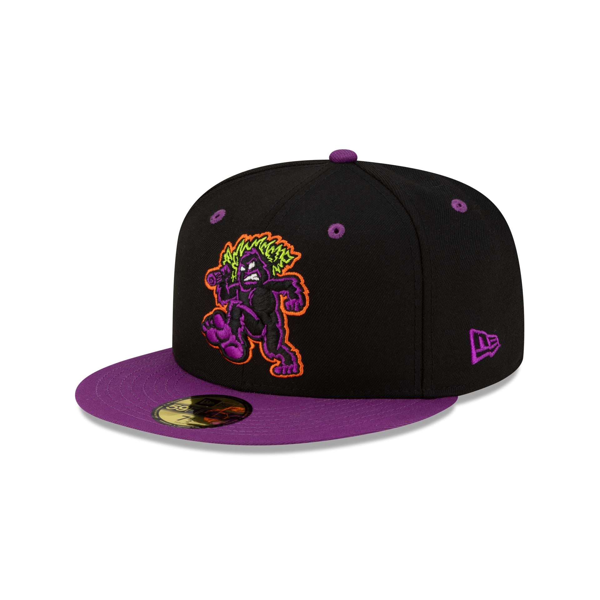 Eugene Emeralds Halloween Purple 59FIFTY Fitted Hat