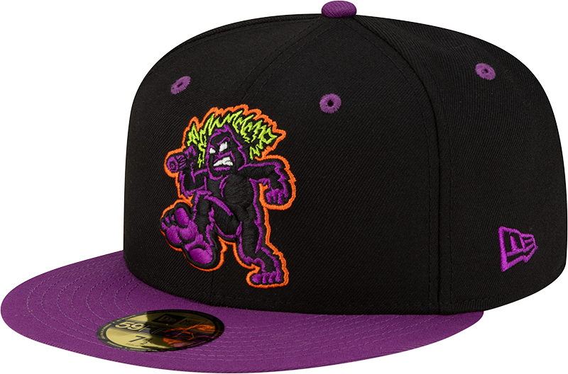 Eugene Emeralds Halloween Purple 59FIFTY Fitted Hat