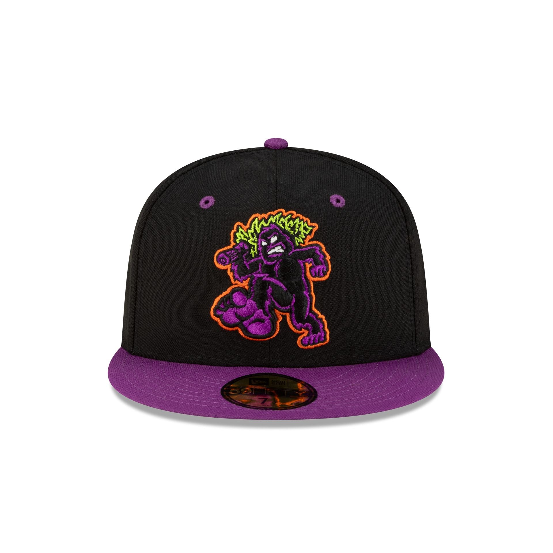 Eugene Emeralds Halloween Purple 59FIFTY Fitted Hat