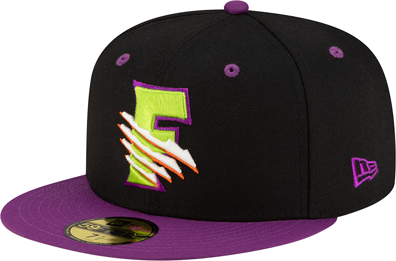 Fresno Grizzlies Halloween Purple 59FIFTY Fitted Hat