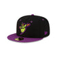 Louisville Bats Halloween Purple 59FIFTY Fitted Hat