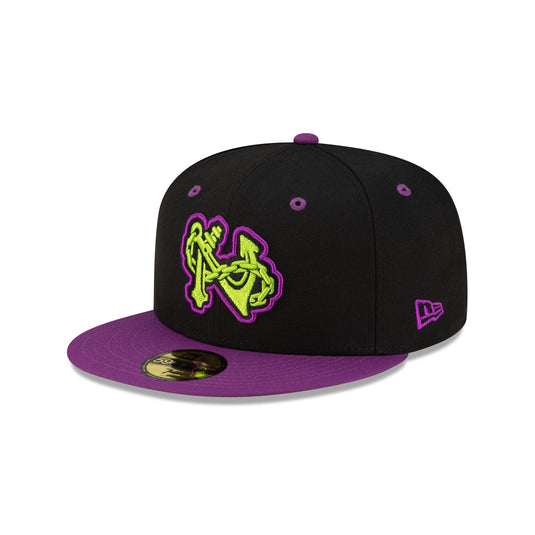 Norfolk Tides Halloween Purple 59FIFTY Fitted Hat - New Era Cap