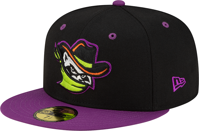 Quad Cities River Bandits Halloween Purple 59FIFTY Fitted Hat