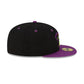 Quad Cities River Bandits Halloween Purple 59FIFTY Fitted Hat
